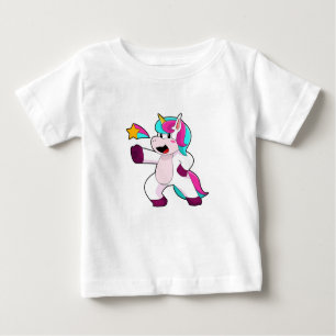 Einhorn mit Star Baby T-shirt