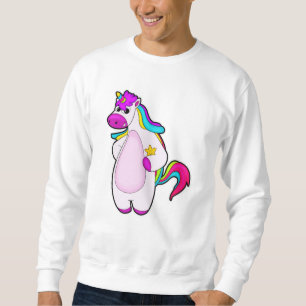 Einhorn mit Star Sweatshirt