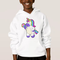 Einhorn mit Volleyball
