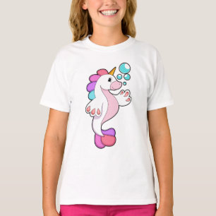 Einhorn mit Wasserblasen.PNG T-Shirt
