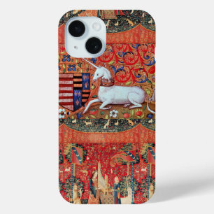 EINHORN, MITTELALTERLICHE FANTASIEBLUMEN, BLUMENWE Case-Mate iPhone HÜLLE
