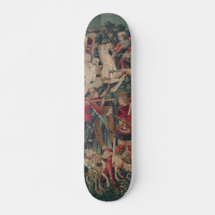 Einhorn Mittelalterliche Kunst - Jäger Rückkehr zu Skateboard