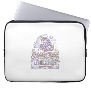 Einhorn Mond Kind Einhorn Original Zazzle Design_ Laptopschutzhülle