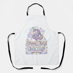 Einhorn Mond Kind Einhorn Original Zazzle Design_ Schürze