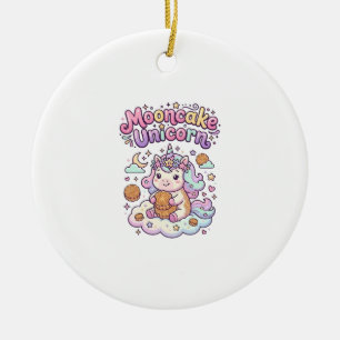 Einhorn Mondkuchen Einhorn Charmante Kleidung Graf Keramik Ornament