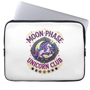 Einhorn-Mondphase-Einhorn-Club-Werbe-Shirt G Laptopschutzhülle