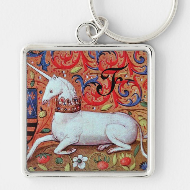 EINHORN-MONOGRAMM SCHLÜSSELANHÄNGER (Vorne)