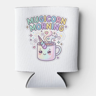 Einhorn Mugicorn Morgen Grafikdesign Zazzle Des Dosenkühler