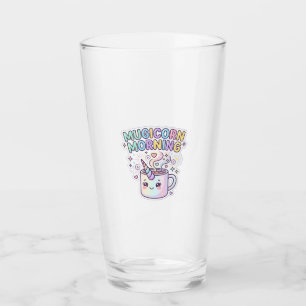 Einhorn Mugicorn Morgen Grafikdesign Zazzle Des Glas