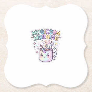 Einhorn Mugicorn Morgen Grafikdesign Zazzle Des Untersetzer