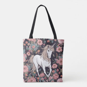 Einhorn Mythisches Tier Blumen Tote