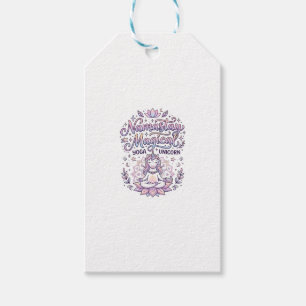 Einhorn Namastay Magisches Liebenswertes Typografi Geschenkanhänger