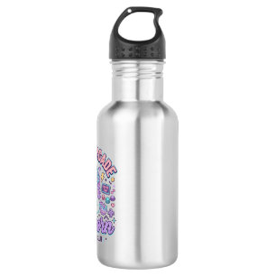 Einhorn Neon Arcade Einhorn Retro-Stil Produkt Gr Edelstahlflasche