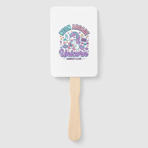 Einhorn Neon Arcade Einhorn Retro-Stil Produkt Gr Fächer