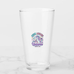 Einhorn Neon Arcade Einhorn Retro-Stil Produkt Gr Glas