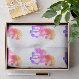 Einhorn Neon Seidenpapier
