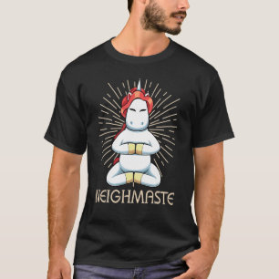 Einhorn Niedlich Yoga Magie Yoga Friedliche Pferde T-Shirt
