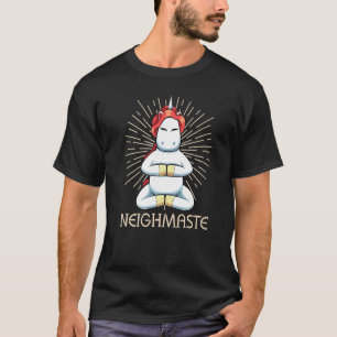 Einhorn Niedlich Yoga Magie Yoga Friedliche Pferde T-Shirt
