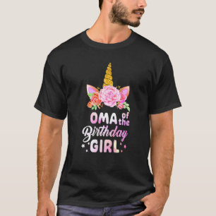Einhorn Niedliches Oma des Geburtstagskameradschaf T-Shirt