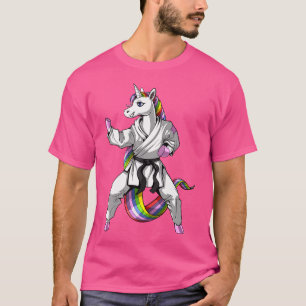 Einhorn Ninja Karate Martial Arts Kickboxen Taekwo T-Shirt