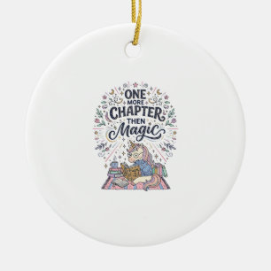 Einhorn Noch ein Kapitel Dann Magie Druckfertig Ma Keramik Ornament