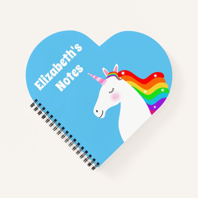 Einhorn Notizbuch (Vorderseite)