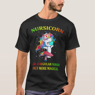 Einhorn Nursicorn Lustige Krankenschwester T-Shirt