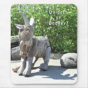 Einhorn oder Donkey? Palanga, LITAUEN - Mousepad