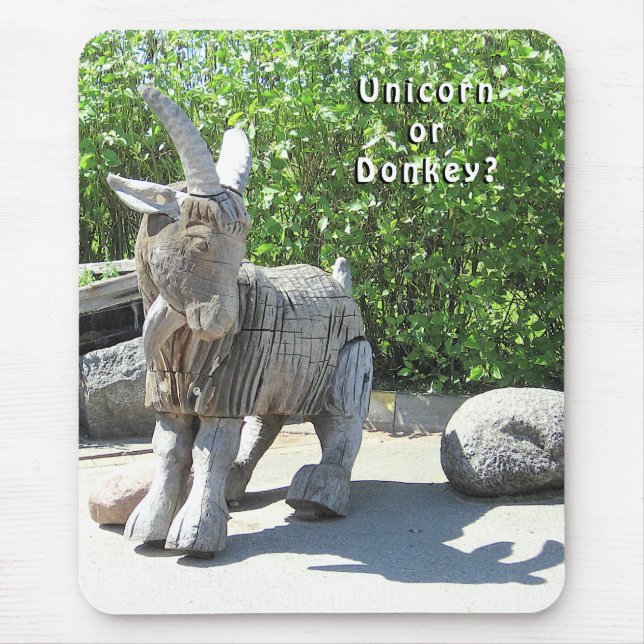 Einhorn oder Donkey? Palanga, LITAUEN - Mousepad (Vorne)