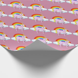 Einhorn-Packpapier Geschenkpapier
