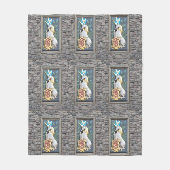 Einhorn, Palast Holyrood Fleecedecke (Vorderseite)