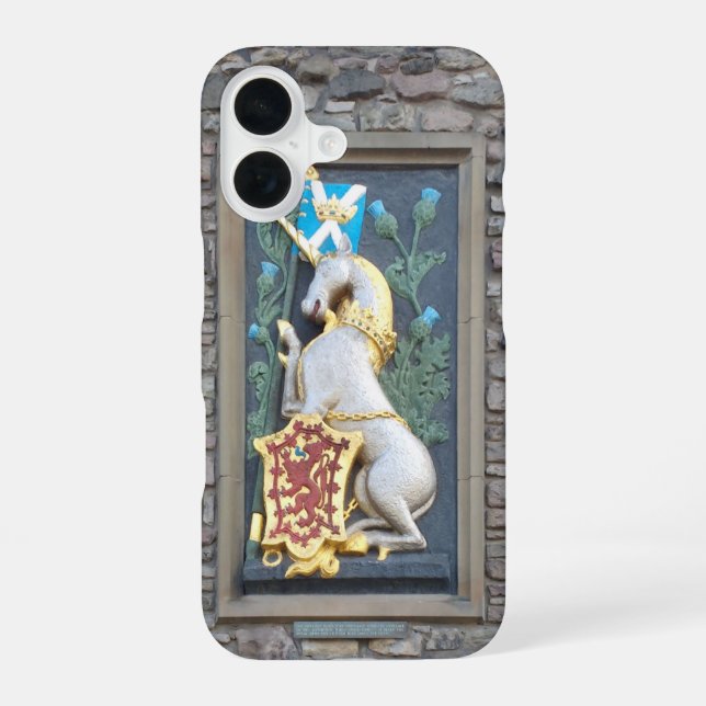 Einhorn, Palast Holyrood iPhone 16 Hülle (Rückseite)