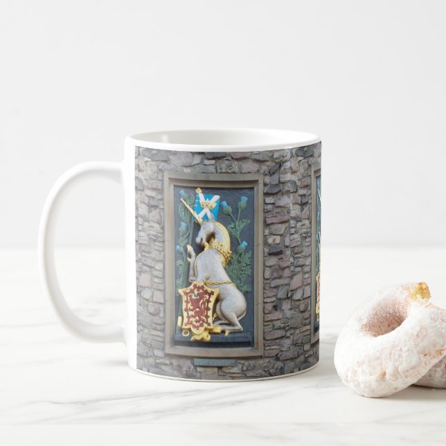 Einhorn, Palast Holyrood Kaffeetasse (Mit Donut)