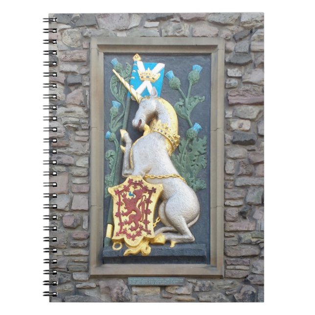 Einhorn, Palast Holyrood Notizblock (Vorderseite)
