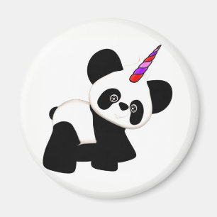 Einhorn Panda. Pandacorn Magnet
