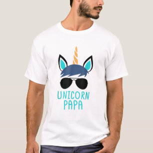 Einhorn-Papa-T-Shirt Lustiges Vatertagsgeschenk T-Shirt