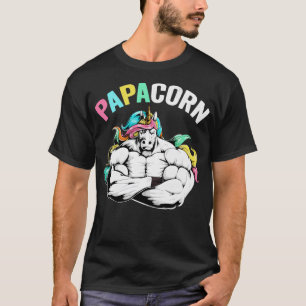 Einhorn PapacornMagischer Vater97 Magie T-Shirt