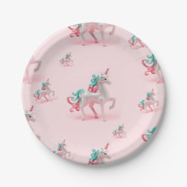 🎉 Einhorn Party-Ready Paper Teller! 🎉 Pappteller
