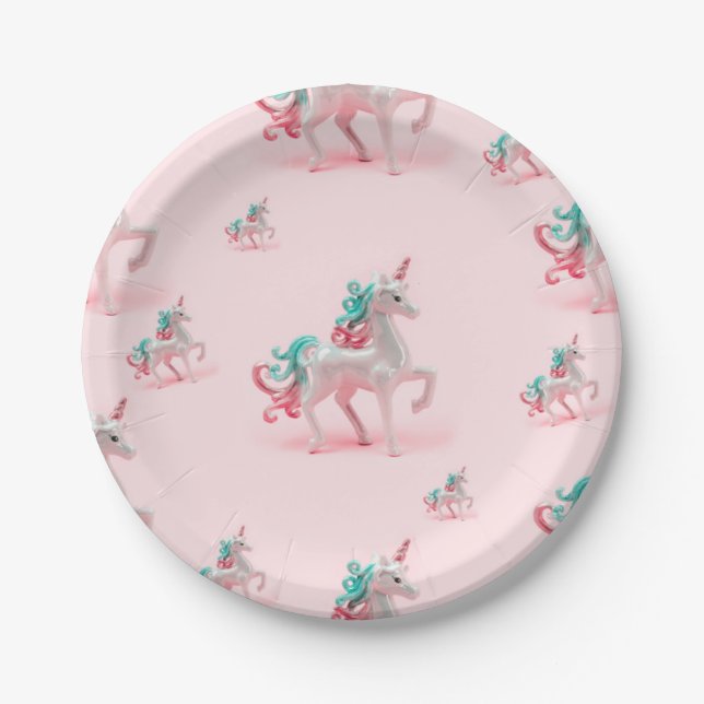 🎉 Einhorn Party-Ready Paper Teller! 🎉 Pappteller (Vorderseite)