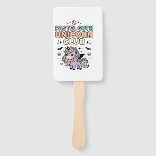 Einhorn Pastell Goth Einhorn Club Trend Grafik T-S Fächer