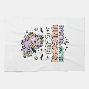 Einhorn Pastell Goth Einhorn Club Trend Grafik T-S Geschirrtuch