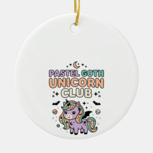 Einhorn Pastell Goth Einhorn Club Trend Grafik T-S Keramik Ornament