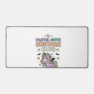 Einhorn Pastell Goth Einhorn Club Trend Grafik T-S Schreibtischunterlage