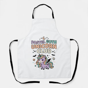 Einhorn Pastell Goth Einhorn Club Trend Grafik T-S Schürze