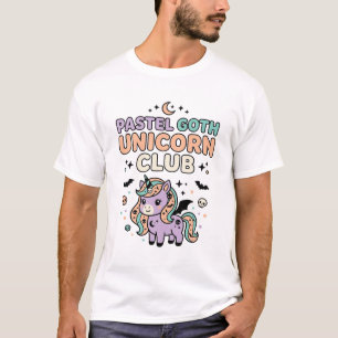 Einhorn Pastell Goth Einhorn Club Trend Grafik T-S T-Shirt