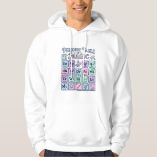 Einhorn Periodensystem der Magie Grafikdesign Mer Hoodie