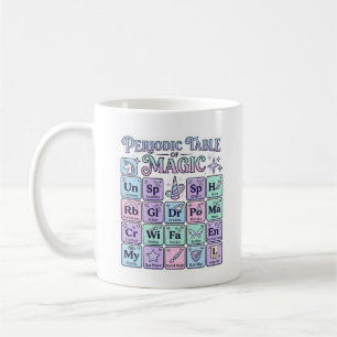 Einhorn Periodensystem der Magie Grafikdesign Mer Kaffeetasse