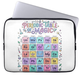 Einhorn Periodensystem der Magie Trendiges Süßes G Laptopschutzhülle