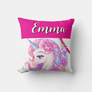 Einhorn & personalisiere deinen Namen Kissen