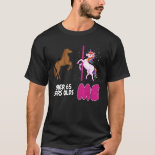 Einhorn Personalisiert andere 65 Jahre alt Geburts T-Shirt